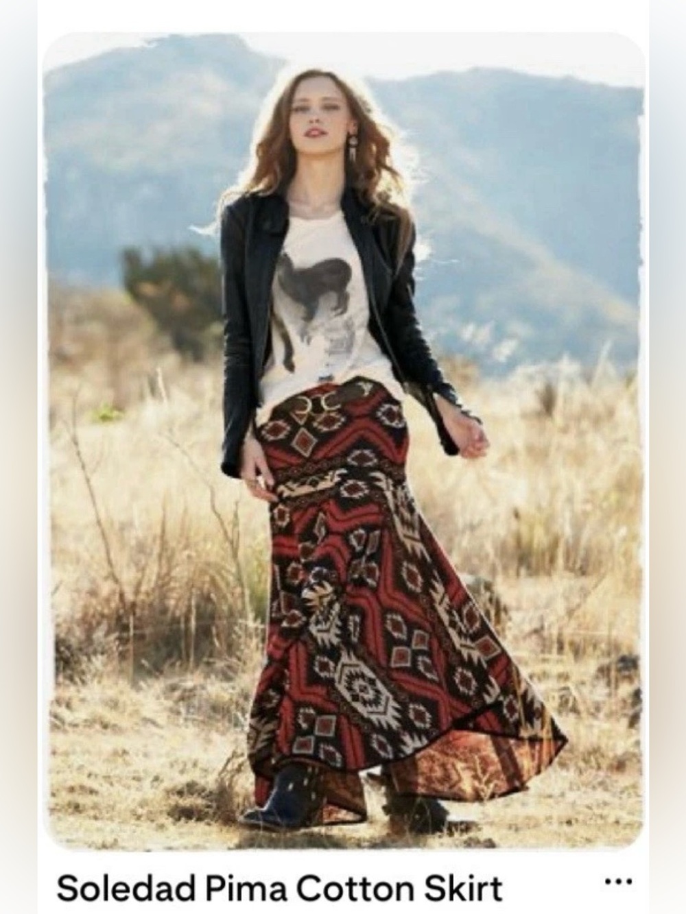 Peruvian Connection Soledad Pima Cotton Skirt XL